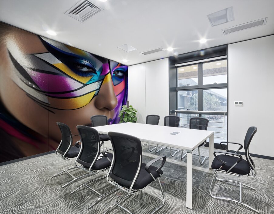 The World of Face Art 26 Wall Printing