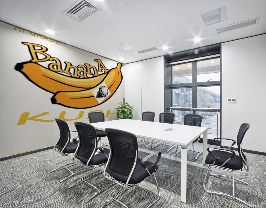 BANANA KUSH Wall Printing