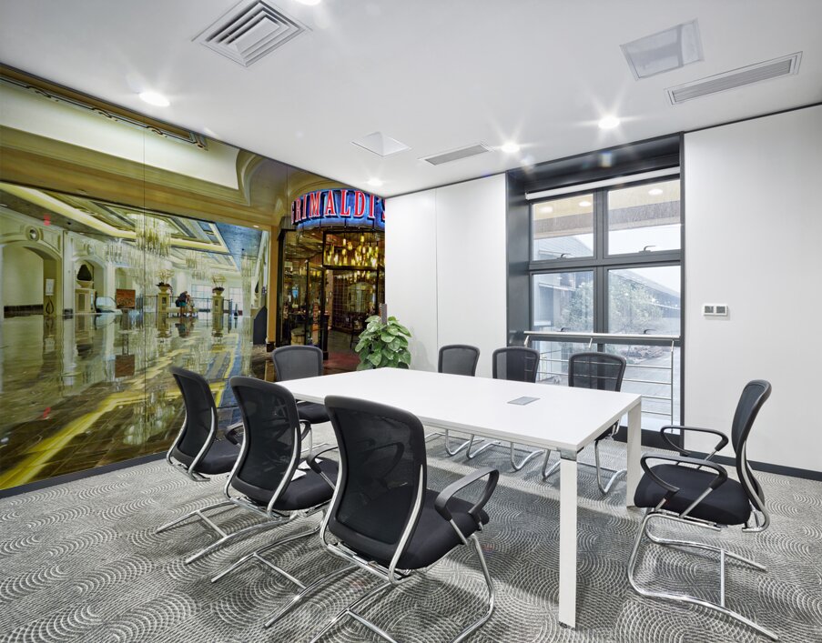 Shopping Mall at Venetian Hotel. Las Vegas Nevada USA Wall Printing