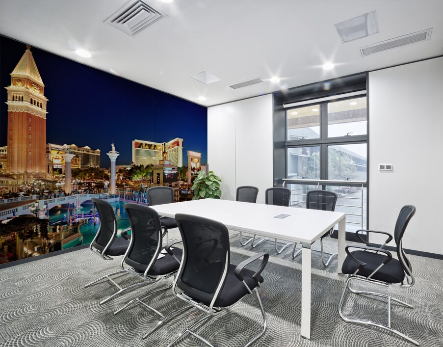 Venetian Hotel at Sunset. Las Vegas Nevada USA Wall Printing