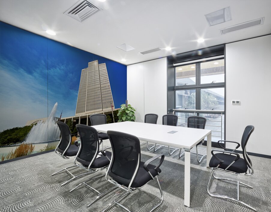 The hedaquarter of the Mormon Church of Jesus Christ the latter day. Salt Lake City Utah USA Wall Printing