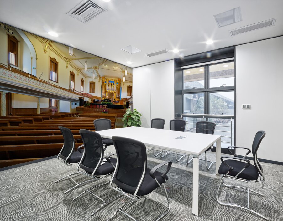 The Assembly Hall. Temple Square. Salt Lake City Utah USA Wall Printing