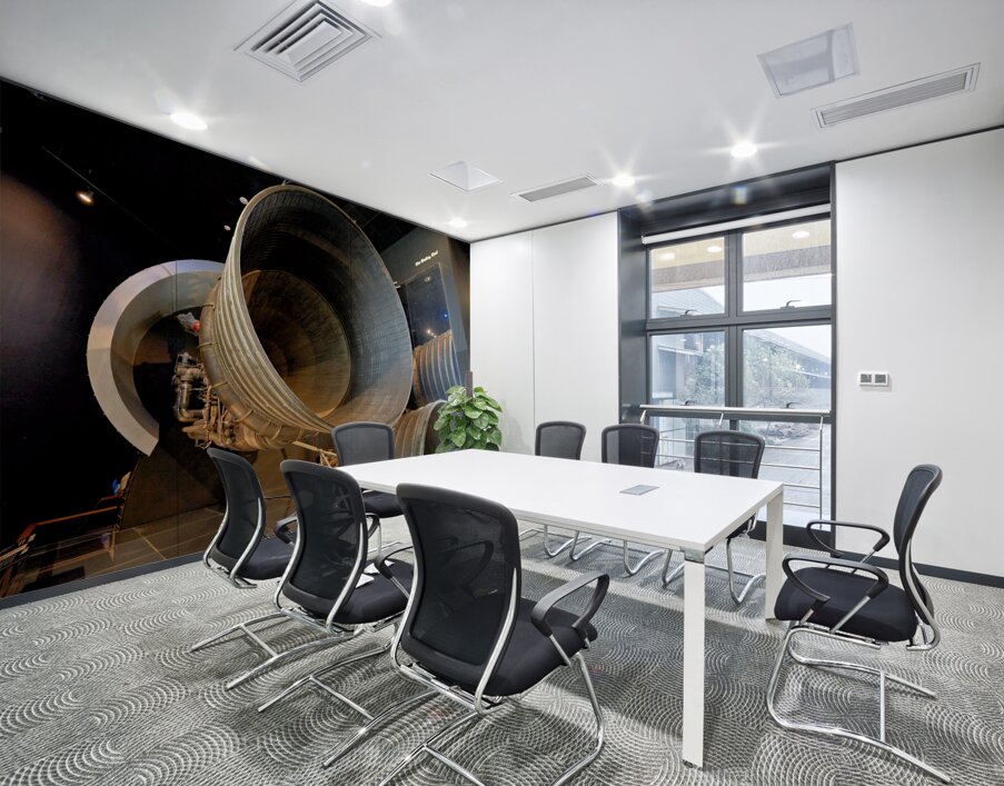 Inside the Smithsonian National Air and Space Museum. Washington D.C. Wall Printing