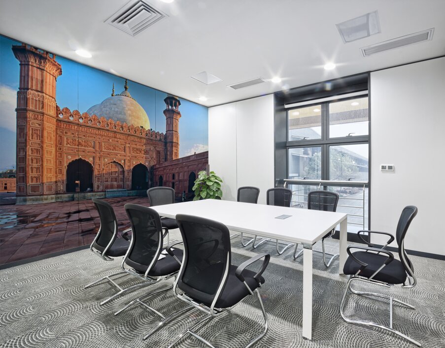 Pakistan. Badshahi mosque in Lahore Wall Printing