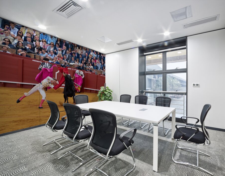 ANDALUSIA SPAIN. Bullfight in Seville Arena Wall Printing