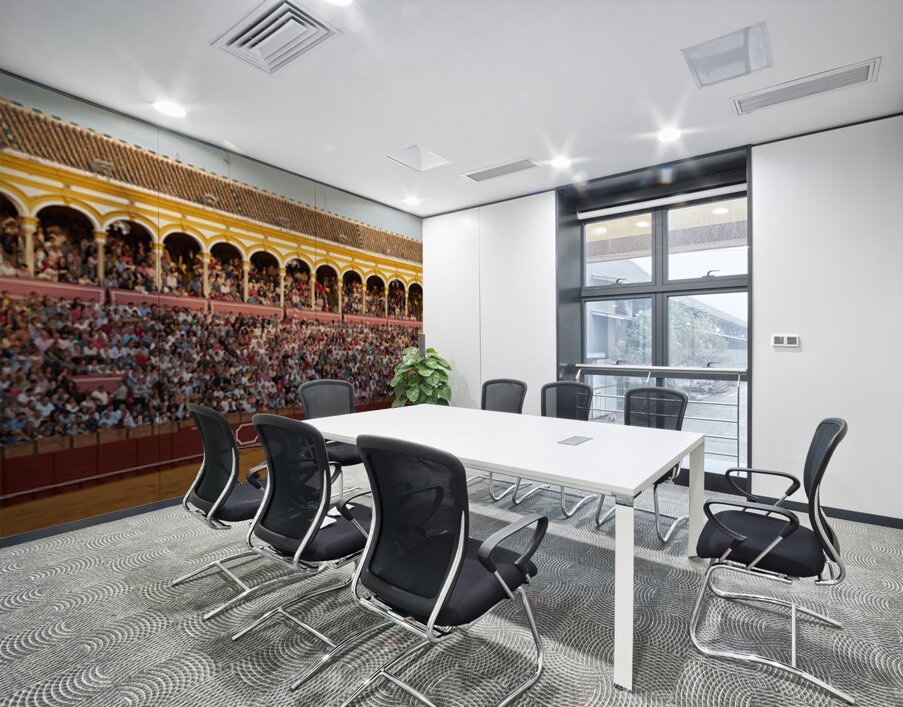 ANDALUSIA SPAIN. Bullfight in Seville Arena Wall Printing