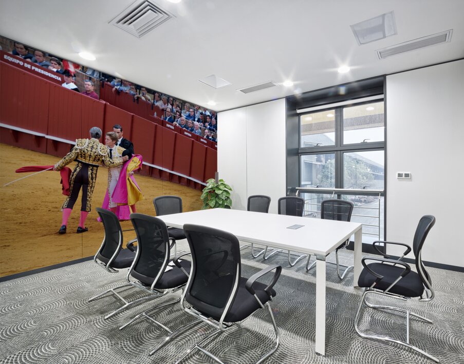 ANDALUSIA SPAIN. Bullfight in Seville Arena Wall Printing