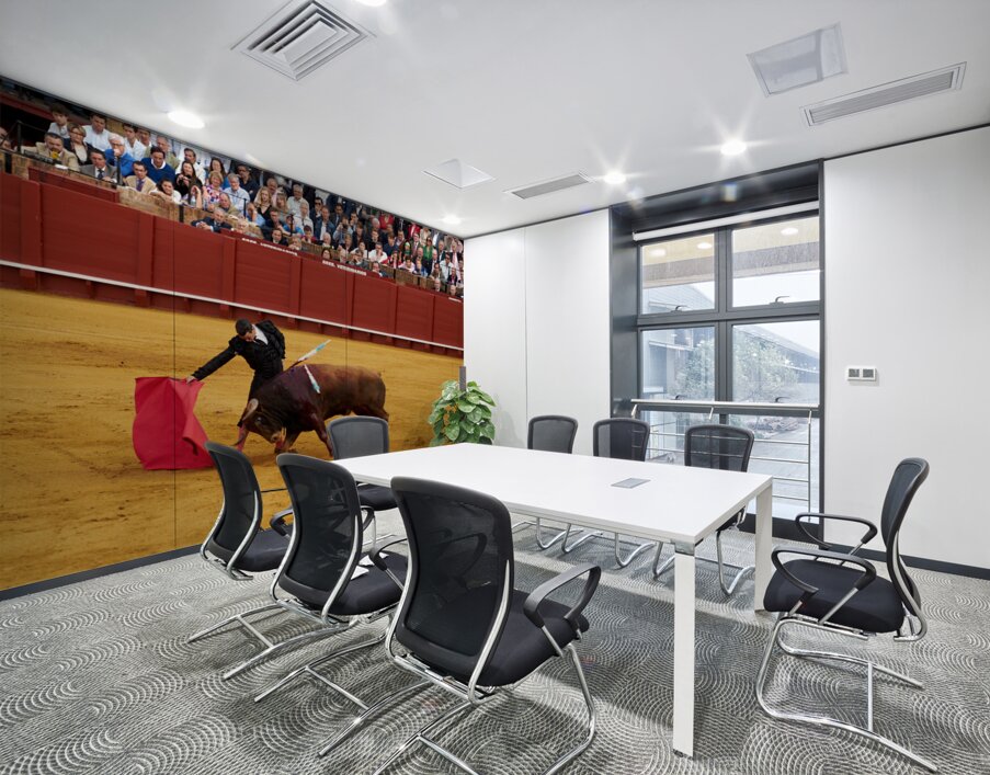 ANDALUSIA SPAIN. Bullfight in Seville Arena Wall Printing
