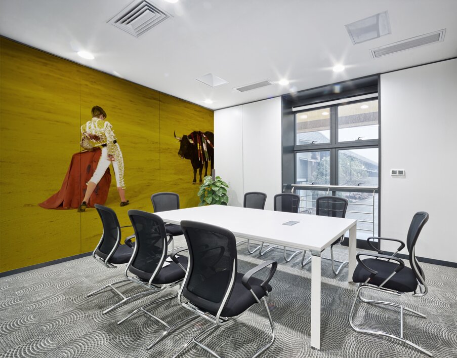 ANDALUSIA SPAIN. Bullfight in Seville Arena Wall Printing