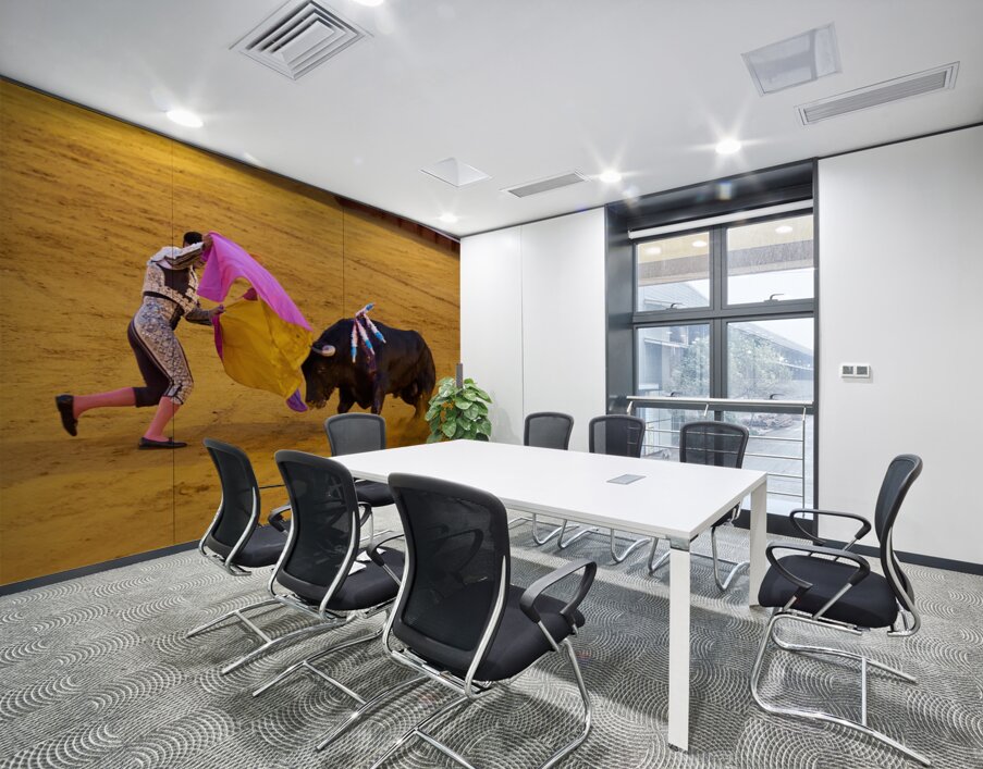 ANDALUSIA SPAIN. Bullfight in Seville Arena Wall Printing