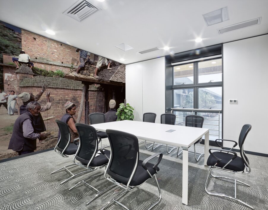 Nepal. Kathmandu. Wall Printing