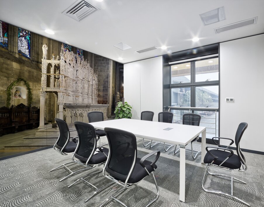 Arezzo Tuscany Italy. The Cathedral Cattedrale dei Santi Pietro e Donato Wall Printing