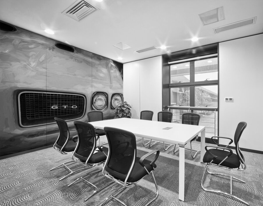  1970 Orbit Orange Pontiac GTO Ram X 6 Wall Printing