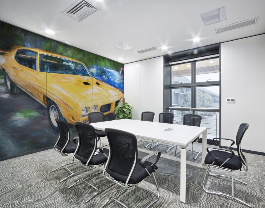  1970 Orbit Orange Pontiac GTO Ram X 13 Wall Printing