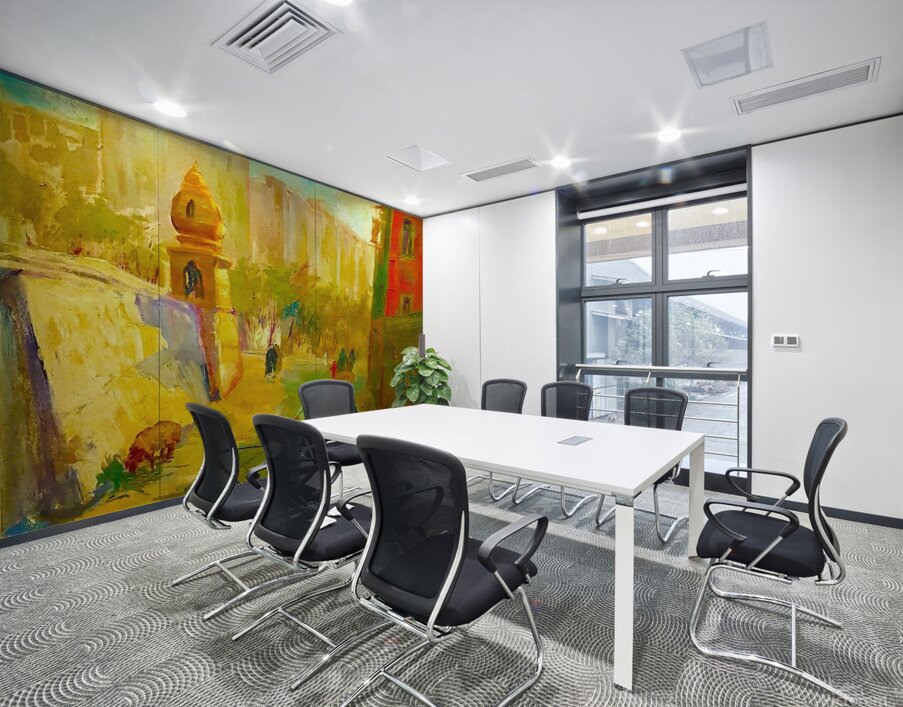 Shrine in a Village Wall Printing