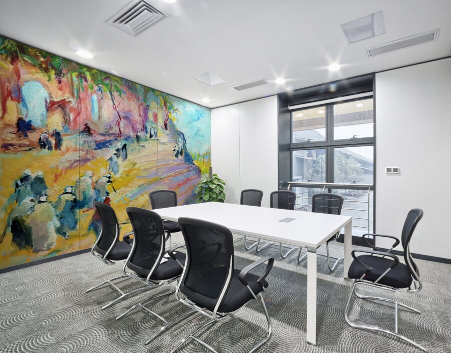 Shrine of El Shaikh. Wall Printing