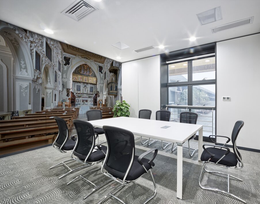 Matera Basilicata Italy. Chiesa di San Francesco di Assisi Wall Printing