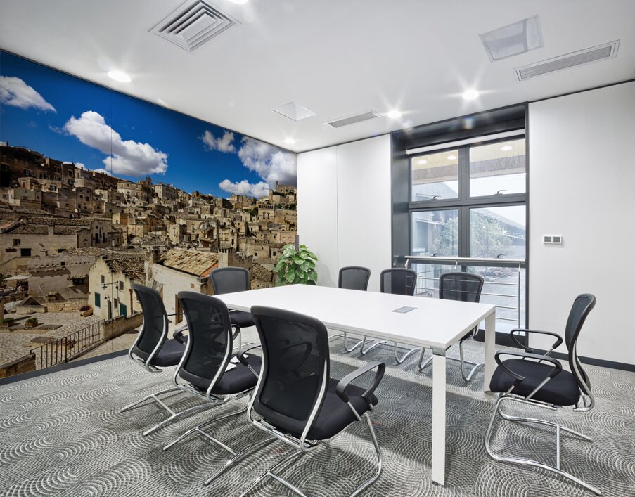 Matera Basilicata Italy. Cityscape. I sassi di Matera Wall Printing