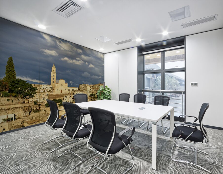 Matera Basilicata Italy. Cityscape. I sassi di Matera Wall Printing