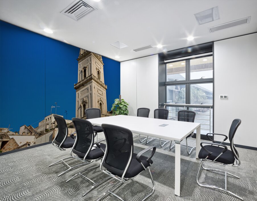 Apulia Puglia Salento Italy. Lecce. Cathedral Maria Santissima Assunta and Saint Orontius Wall Printing