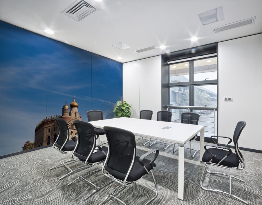 Bologna Italy. Rocchetta Mattei is a fortress located in the northern Apennines Wall Printing