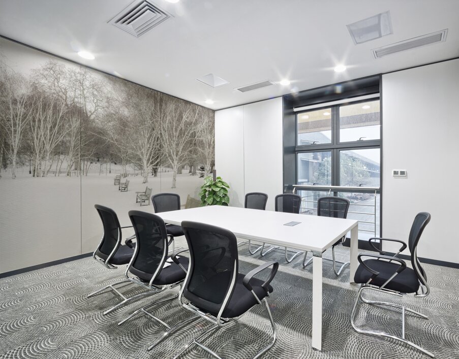 White Winter Wall Printing