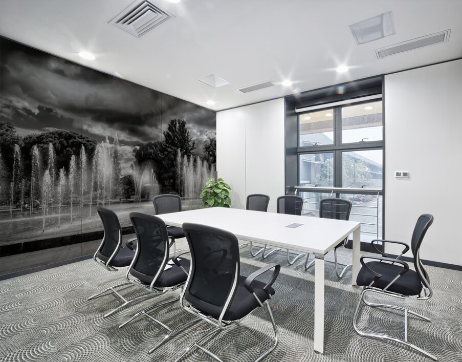 Frankfurt Botanical and Palmengarten Fountains Wall Printing