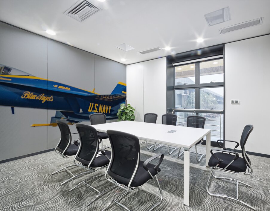 Blue Angel  4 Solo Pass Wall Printing