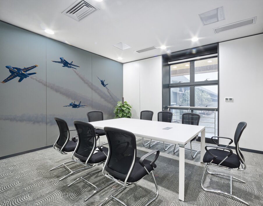 Blue Angels Delta Breakaway Wall Printing