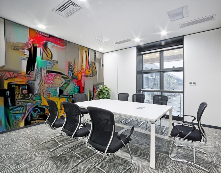 red men briage Wall Printing