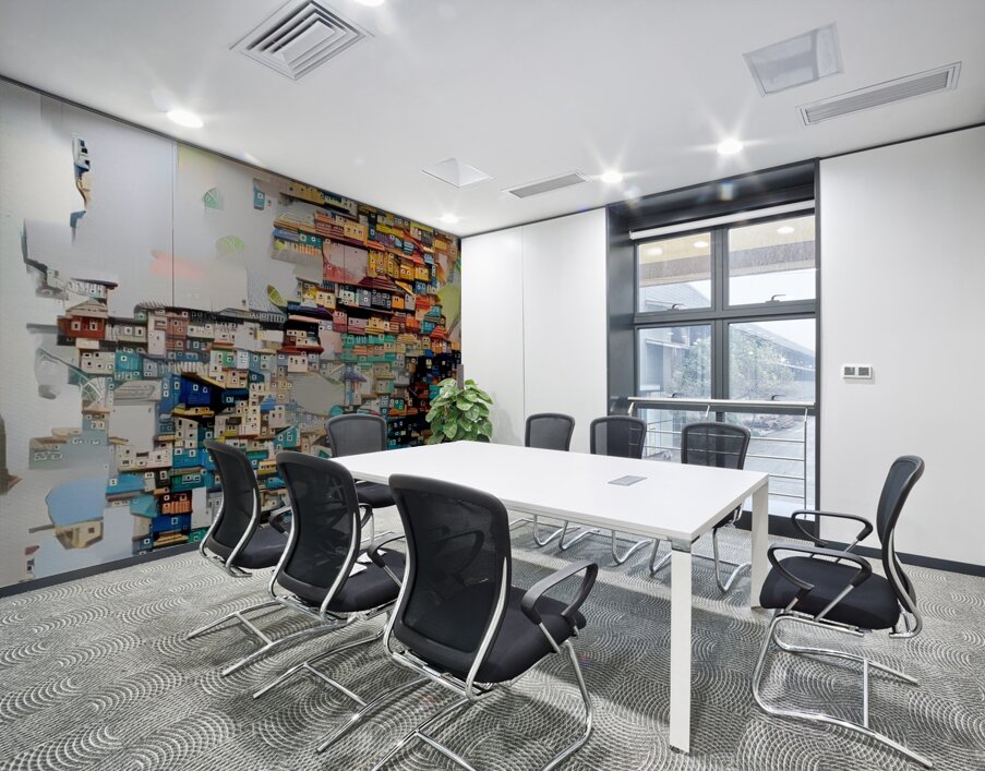 Stacked City Wall Printing