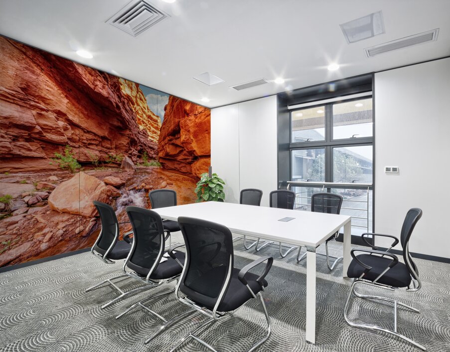 Small Waterfall Mary Jane Canyon Wall Printing