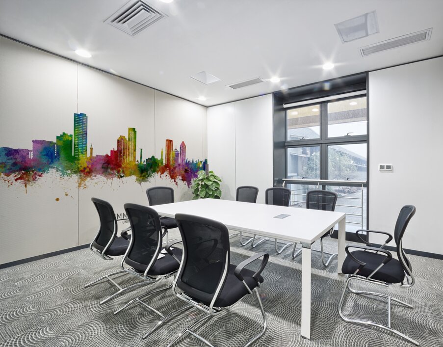 Umm Al Quwain Skyline Wall Printing