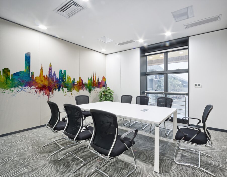 Wroclaw Poland Skyline Wall Printing