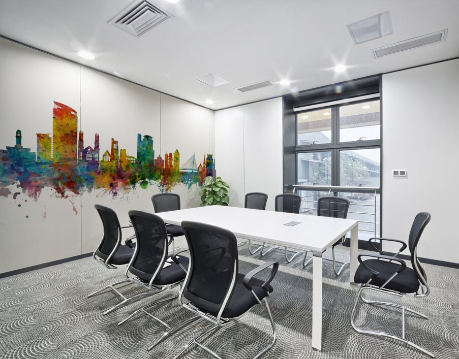 Swansea Wales Skyline Wall Printing