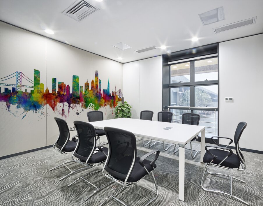 San Francisco California Skyline Wall Printing