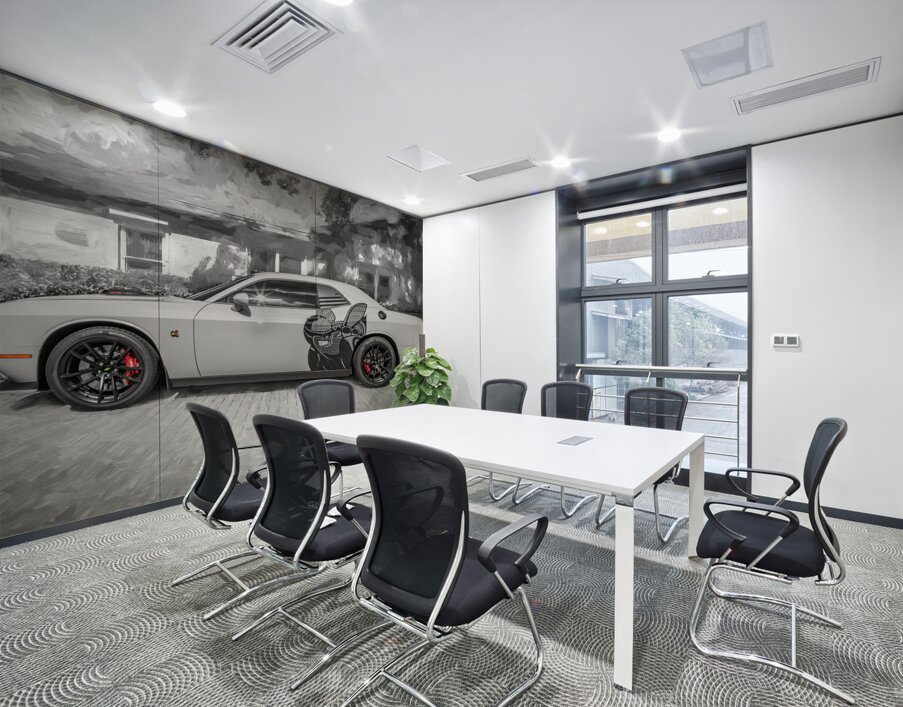 2020 Green Dodge Challenger Hemi RT Shaker X2 1 Wall Printing