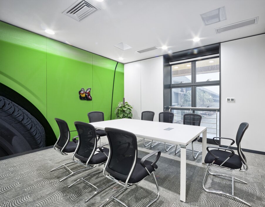 2020 Green Dodge Challenger Hemi RT Shaker X2 22 Wall Printing