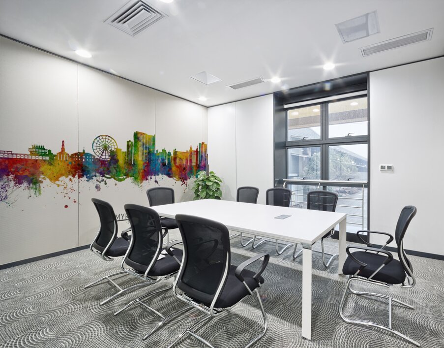 Myrtle Beach South Carolina Skyline Wall Printing