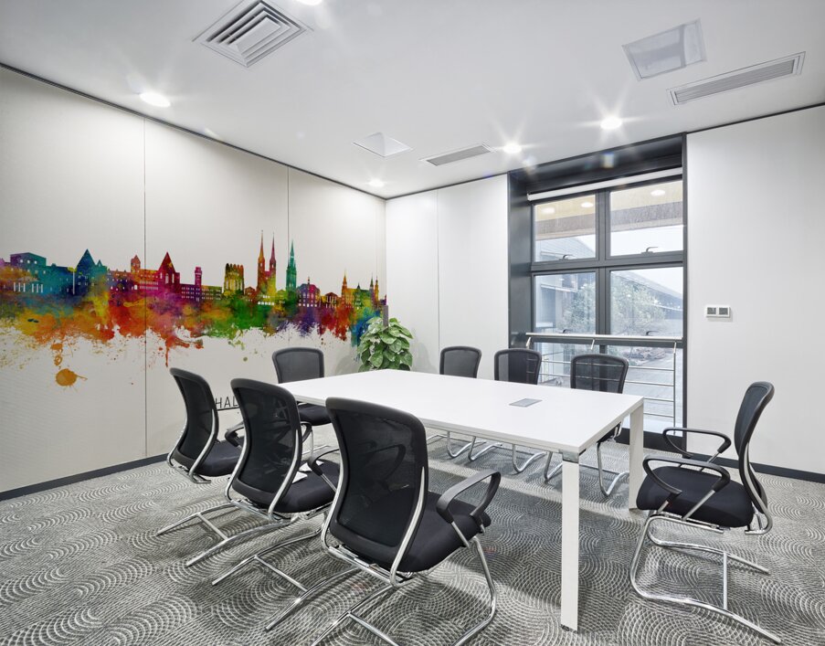 Halle Saale Germany Skyline Wall Printing