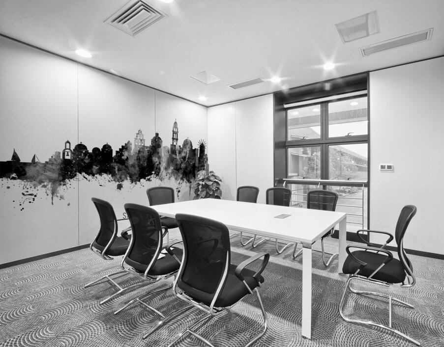 Santorini Skyline Wall Printing