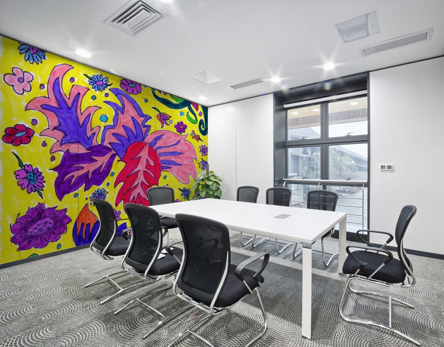 Abstract Floral Nature Design Wall Printing