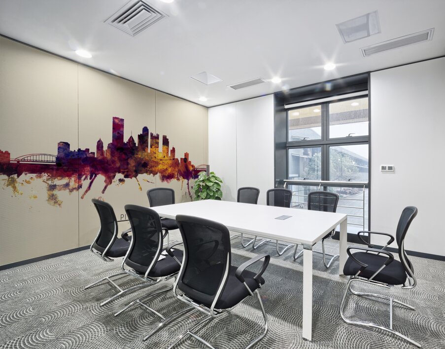 Pittsburgh Pennsylvania Skyline Wall Printing