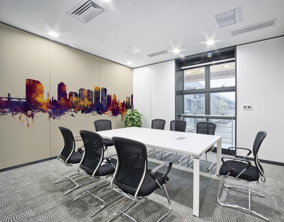 West Palm Beach Florida Skyline Wall Printing