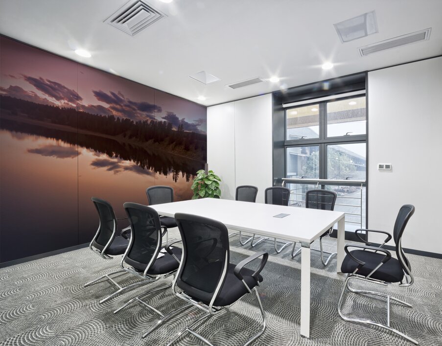 Yellowstone Lake Autumn Reflections Wall Printing