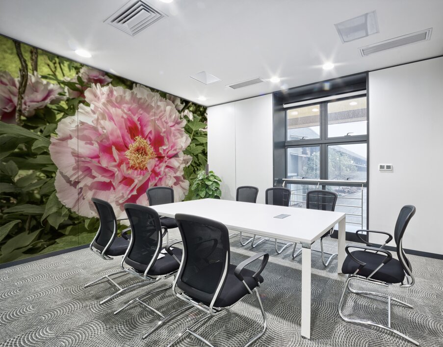 Pick the Largest Pink Peony Wall Printing