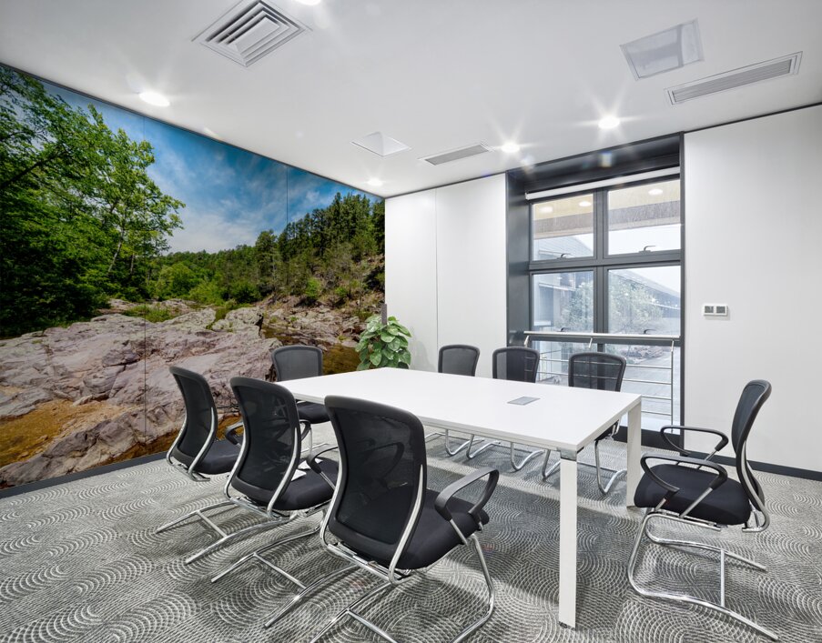 Rocky Creek And Rhyolite Rocks Wall Printing