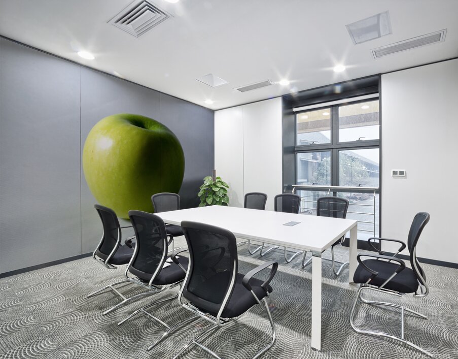 Green Apple Wall Printing