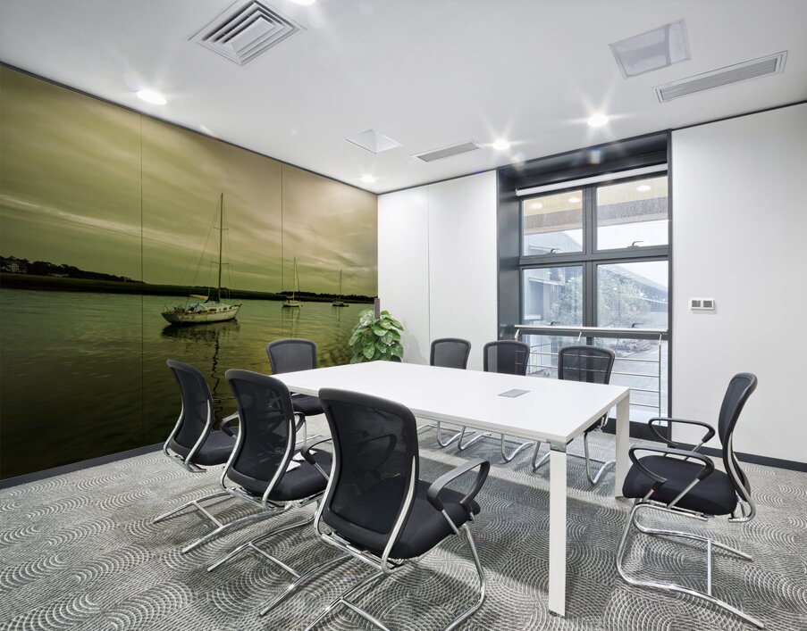 Hilton Head Broad Creek Sailboats Wall Printing