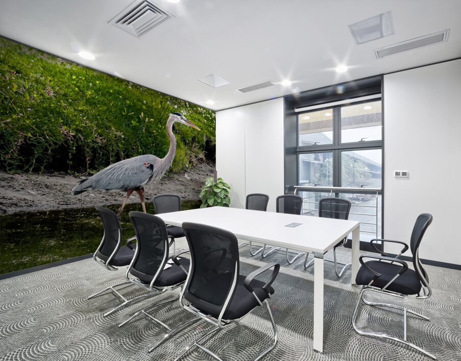 The Heron Strut Wall Printing